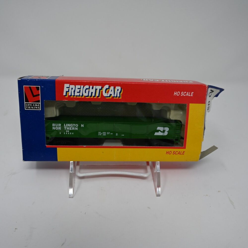 Life-Like Trains Freight Car 8549 Burlington Northern Freight Car HO SCALE w/BOX